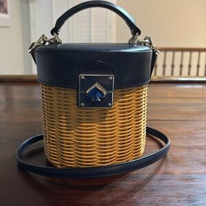 KATE SPADE Rumi Wicker Crossbody Bag
